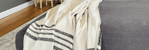 DECORATE YOUR BEACH HOUSE WITH LUXURY LINEN THROWS AND TURKISH COTTON TOWELS