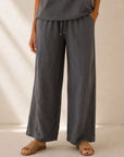 Linen Drawstring Pants