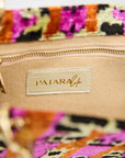 IKAT Velvet Tote Bag — Sunset Tiger