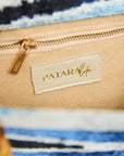 IKAT Velvet Tote Bag — Ocean Ikat