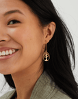 Gold Tree Earrings