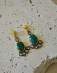 Ottoman Emerald Statement Earrings