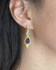 Byzantine Amethyst Drop Earrings