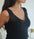 Kastamonu Soft Layer Top – Crochet V-Neck featuring an open-weave crochet V-neckline in organic Turkish cotton.
