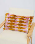 IKAT Cushion — Amber Flame