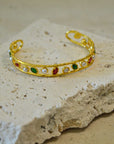 Byzantine Pearl & Gemstone Cuff