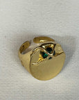 Anatolia Evil Eye Signet Ring