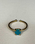 Santorini Turquoise Solitaire Ring