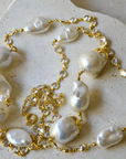 Artemis Ocean Baroque Pearl & Crystal Necklace