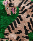 IKAT Cushion — Emerald Tiger