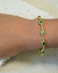 Capri Emerald Cuff