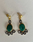 Ottoman Emerald Statement Earrings