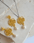 Cybele Gold & Pearl Necklace