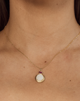 Moonstone & Ruby Necklace