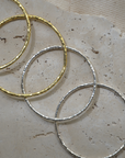 Gold Plated Sterling Silver Bangle