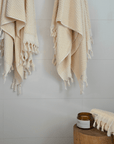 Pearl Turkish Cotton Bath Towel - Natural