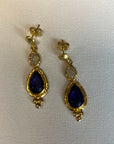 Byzantine Amethyst Drop Earrings