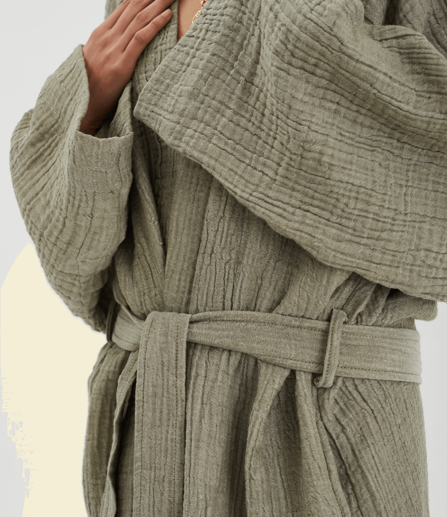 Lea Organic Cotton Muslin Robe