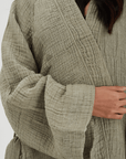 Lea Organic Cotton Muslin Robe