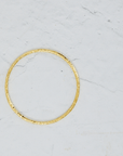 Gold Plated Sterling Silver Bangle
