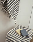 Pearl Turkish Cotton Hand Towel - Steel Grey
