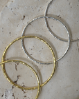 Gold Plated Sterling Silver Bangle