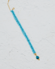 Turquoise Stone and Beaded Necklace