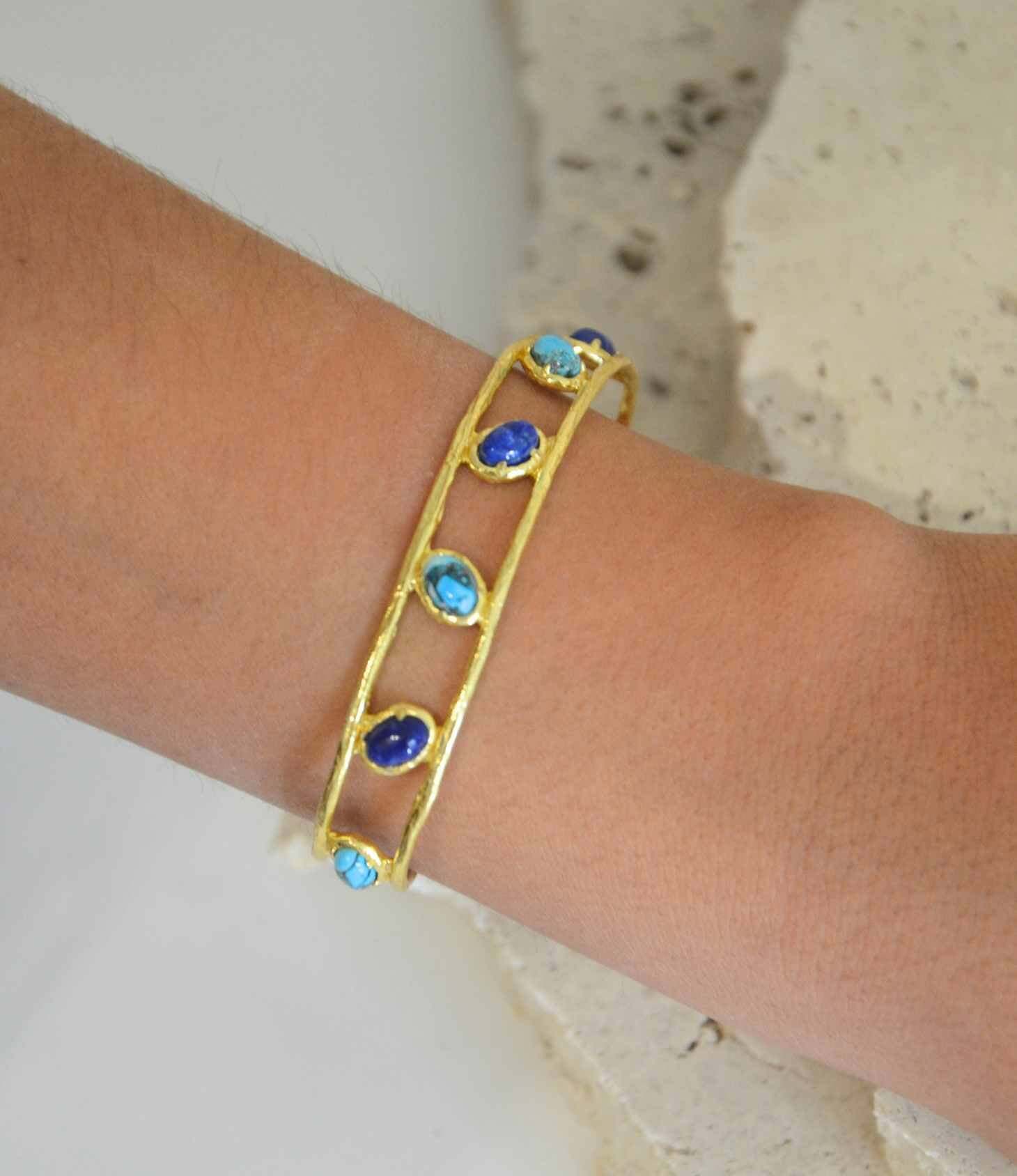 Byzantine Gemstone Cuff