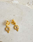 Quartz Gold earrings