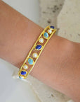 Byzantine Pearl & Gemstone Cuff