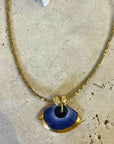 Nazar Evil Eye Hematite Necklace
