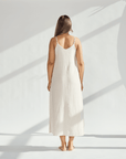 Linen Dress with Straps