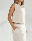 Linen Crop Top