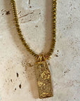 Ancient Script Hematite Necklace