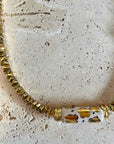 Gilded Leopard Hematite Necklace