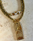 Gilded Leopard Hematite Necklace