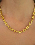 Delphi Oval Link Chain Necklace