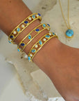 Byzantine Pearl & Gemstone Cuff