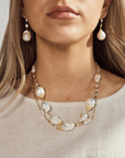 Artemis Ocean Baroque Pearl & Crystal Necklace