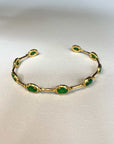 Capri Emerald Cuff
