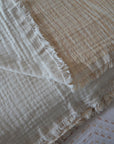 Organic Muslin Cotton Bed Blanket – 240 × 260 cm
