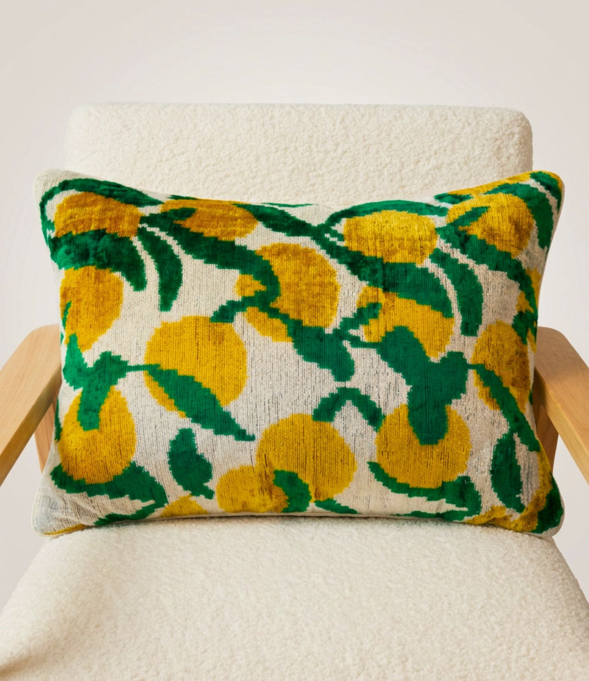 IKAT Cushion — Golden Orchard