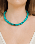Genuine Turquoise beaded necklace