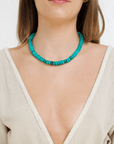 Genuine Turquoise beaded necklace