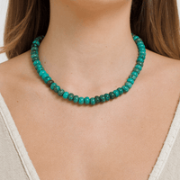 Genuine Turquoise beaded necklace