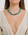 Genuine Turquoise beaded necklace