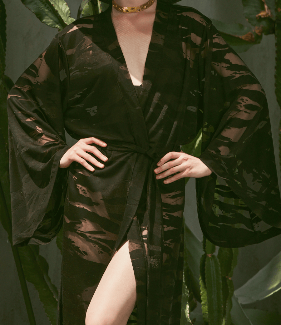 Lydia Long Beach Robe & Poolside Evening Wear Kimono | Long Beach Kimono